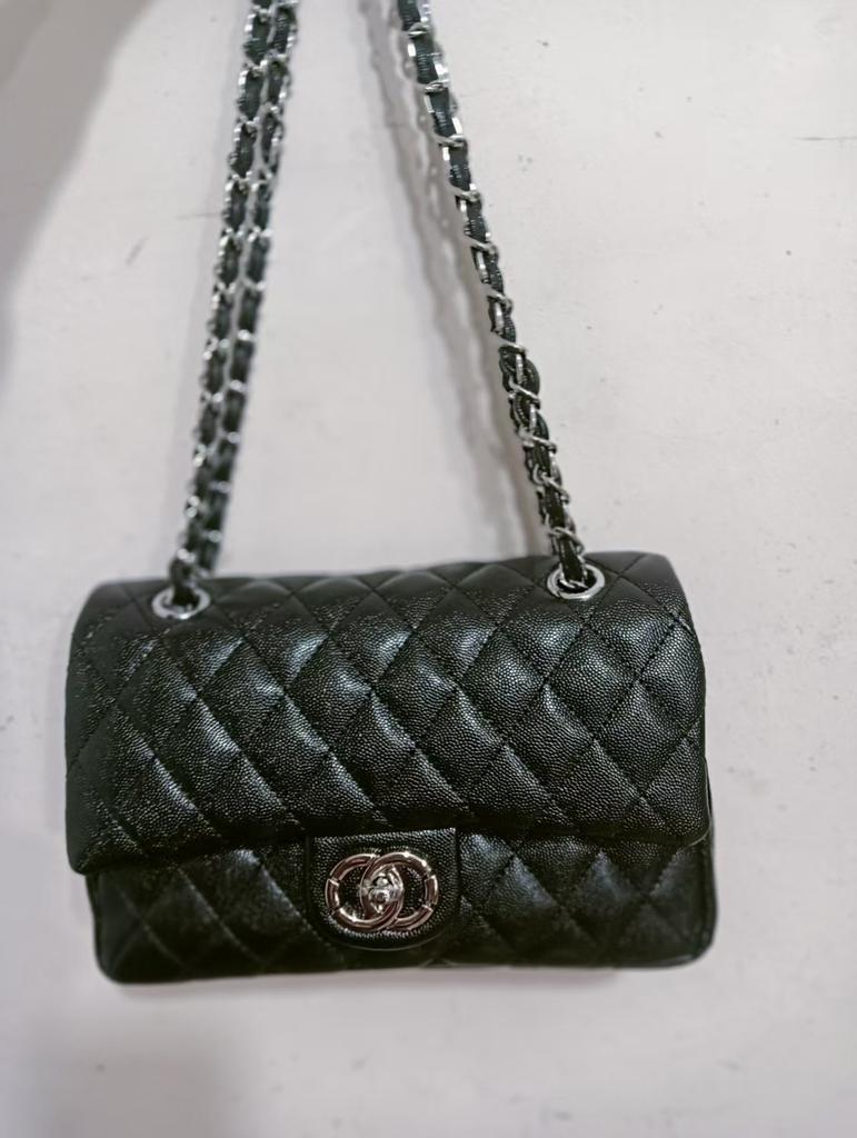 Tasche Damen Klassisch Vielseitig Kette Leder Umhängetasche Tasche Premium Texturiert Damen Tasche