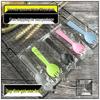 ZISIZ Disposable Plastic Cake Fork Spoon