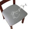 1Pc Polyester Dining Chair Dining Room Removable Cushion Covers Washable Upholstered WaterProof Chair Covers Elastic
