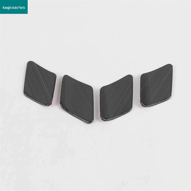 Black Titanium Brushed Interior for BMW 3 Series (G20): Window Lifter, Headlight Control, Pull Handle