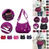 Elegant And Stylish Women Waterproof Tote Messenger Bag With Adjustable Shoulder Strap