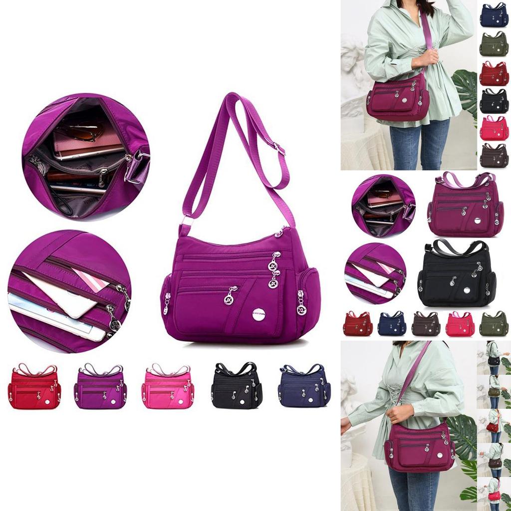 Durable And Practical Lady Shoulder Bag Purses With Anti-wrinkle Oxford Cloth