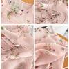 Summer Floral Blouse V Neck Retro Loose Fit Boho Chic Shirt Casual Women Top