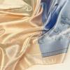 90cm Silk Scarf Women's Satin Large Square Scarf Silk Satin Shawl Cashew Print Turban Scarf