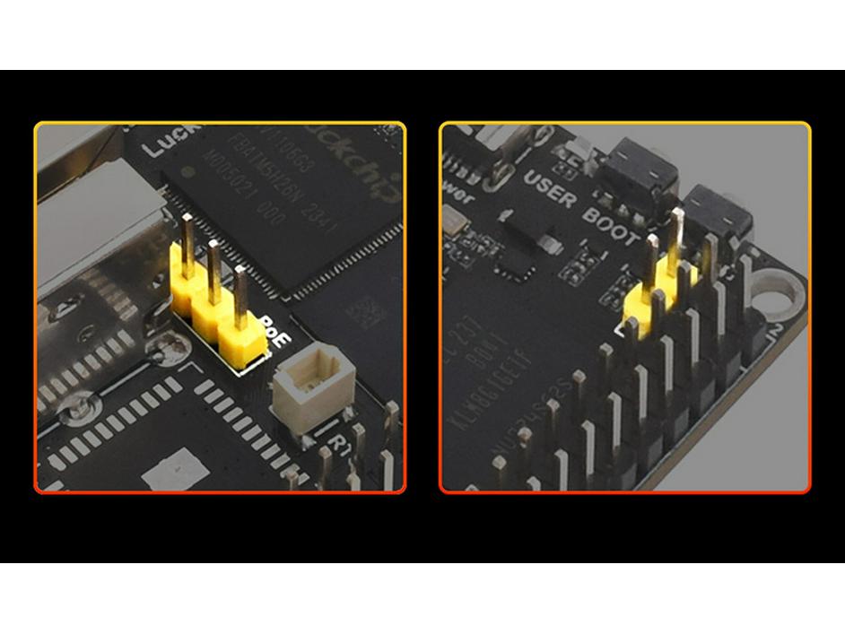 Luckfox Pico Ultra Microphone WiFi6 PoE Audio Module RV1106 with 8GB eMMC.