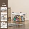 Plastic Plastic Box Transparent Black Clothing Storage Bin Practical Organizing Box  Clothing