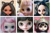 YR EARTH Custom Blythe Practice Face Parts S075 (Set of 2 White Skin)
