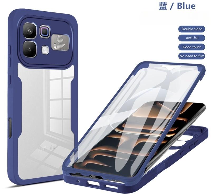 Fundas For Infinix Note 60 Pro Note Edge 5G INFINIX Smart 20 4G Hot 60 Pro + 60i 360 Full Body Screen Protector Transparent Case