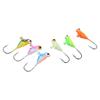 6Pcs Ice Fishing Jigs Fishing Lures Mini Jig Head Baits Carbon Steel for Winter Outdoor004