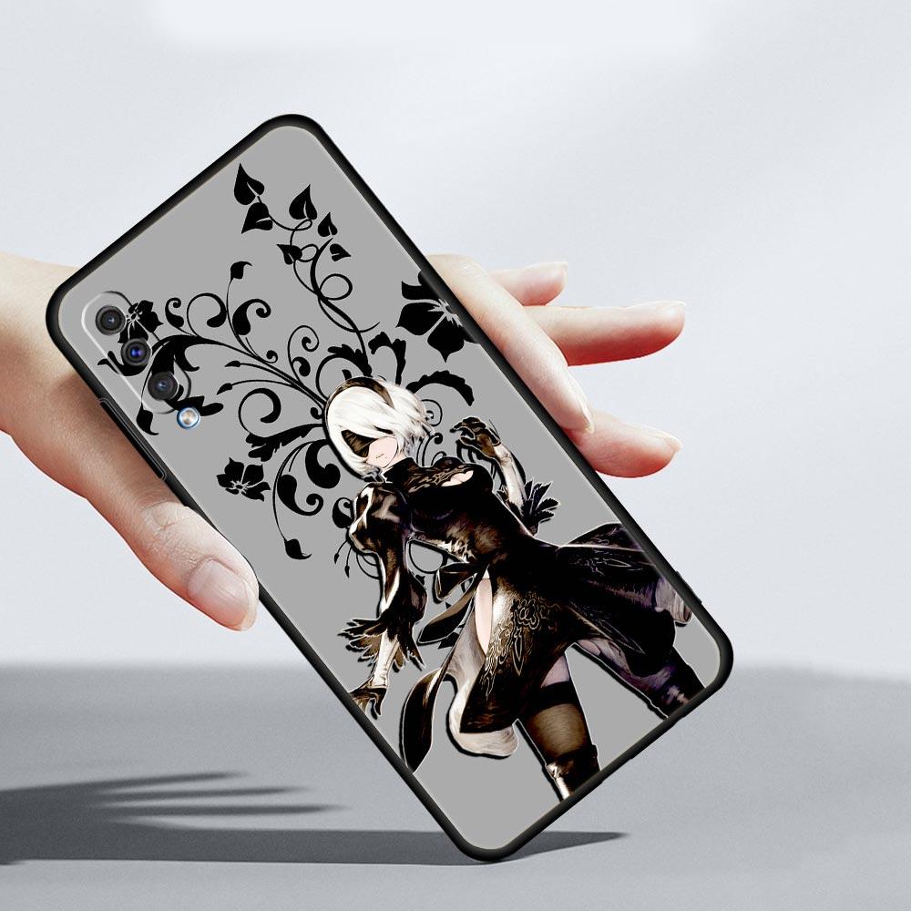 Phone Case For Samsung Galaxy A52 A14 A50 A70 A10S A30 A40 A20S A20E A02S A12 A22 A72 A32 5G A04s Nier Automata Cartoon Cover