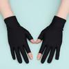 Stretch Sports/Biking Driving Gloves Summer Mittens Thin Spandex Gloves Two Finger Touch screen