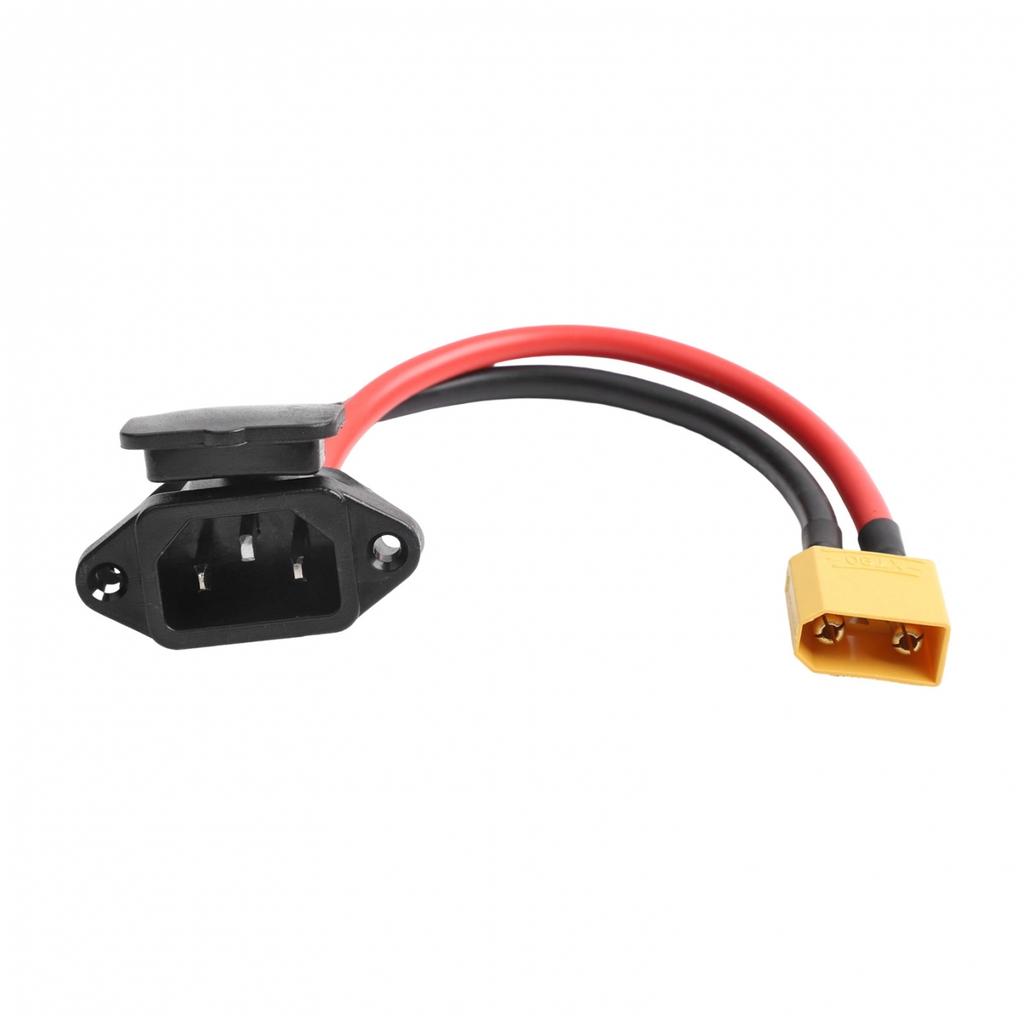 Ebike Battery Connector Cable with For XT90 To AC Charging Socket for Scooter