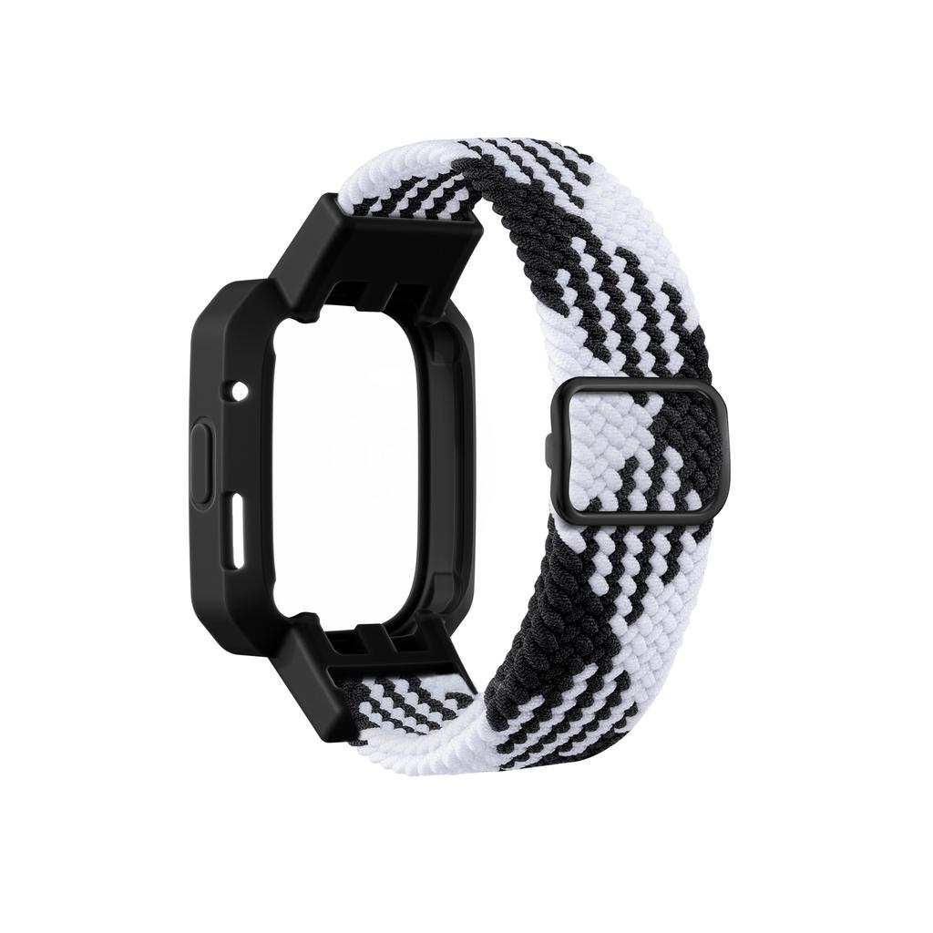 Nylonový pásek na hodinky pro Xiaomi Mi Watch lite 1 2 3 Náramek s pleteným elastickým tkaným řemínkem pro hodinky Xiaomi Redmi Watch 3 2 1