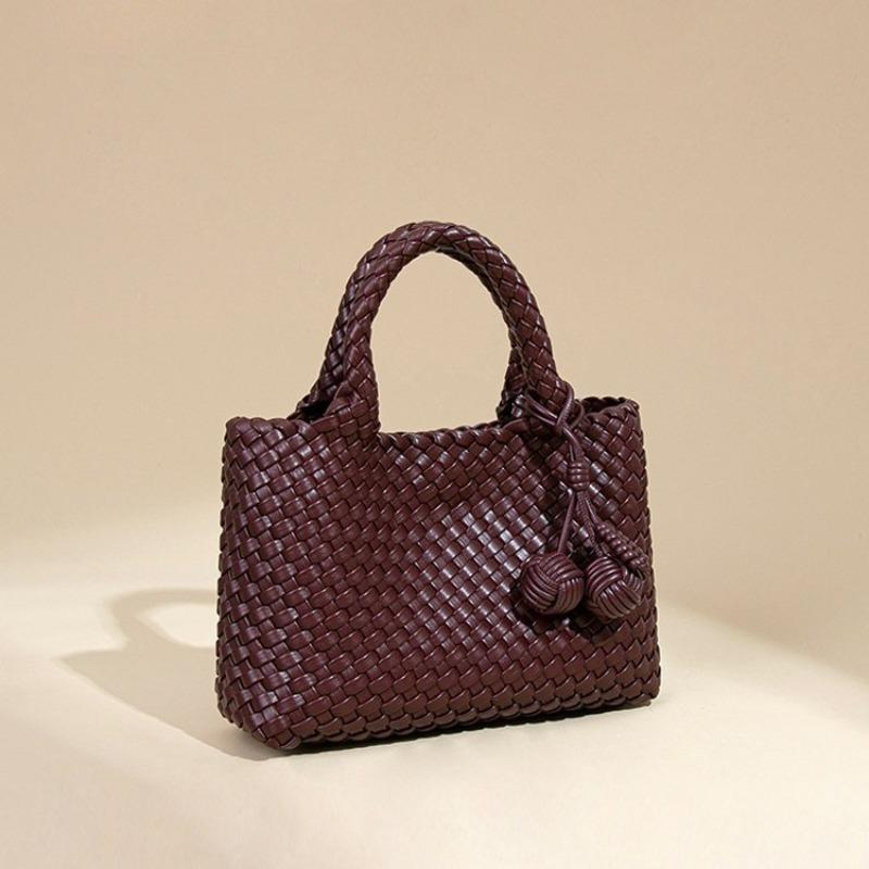 Handgewebter Gemüsekorb Damen Tasche Neue Lässige Umhängetasche Handtasche Modische Vielseitige Handtasche Tote Bag
