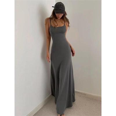 Mulher primavera verão estilo bodycon vestido feminino sexy sem mangas cinta de espaguete split bainha vestido vestidos para mulheres vestidos para festa feminina