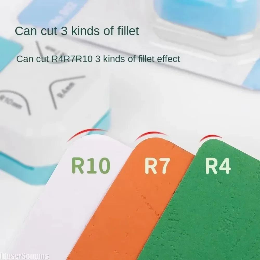 Drei-in-Eins Eckenrunder Eckenpräger Eckenschneider, DIY Foto Karte Visitenkarten Schneider runder Schneider Papierschneider