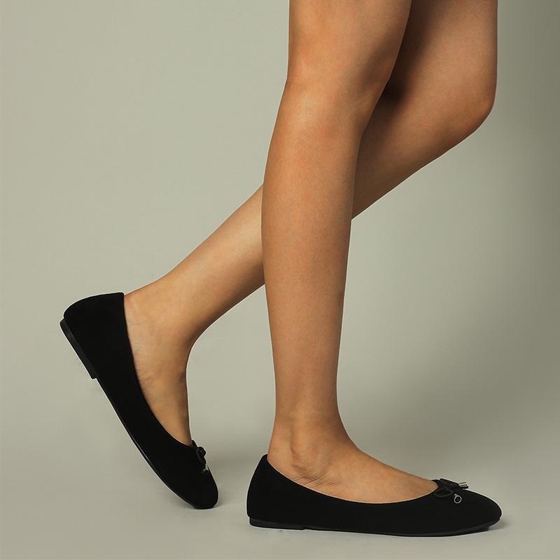 Women's Ballet Flats Soft Slip On Flat Pointed Shoes Casual Low Heel Barefoot Elegant Women's Sneakers