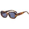 2024 Trendy Unisex Polygon Sunglasses: Fashionable Studded Sun Protection for Beach Vacations