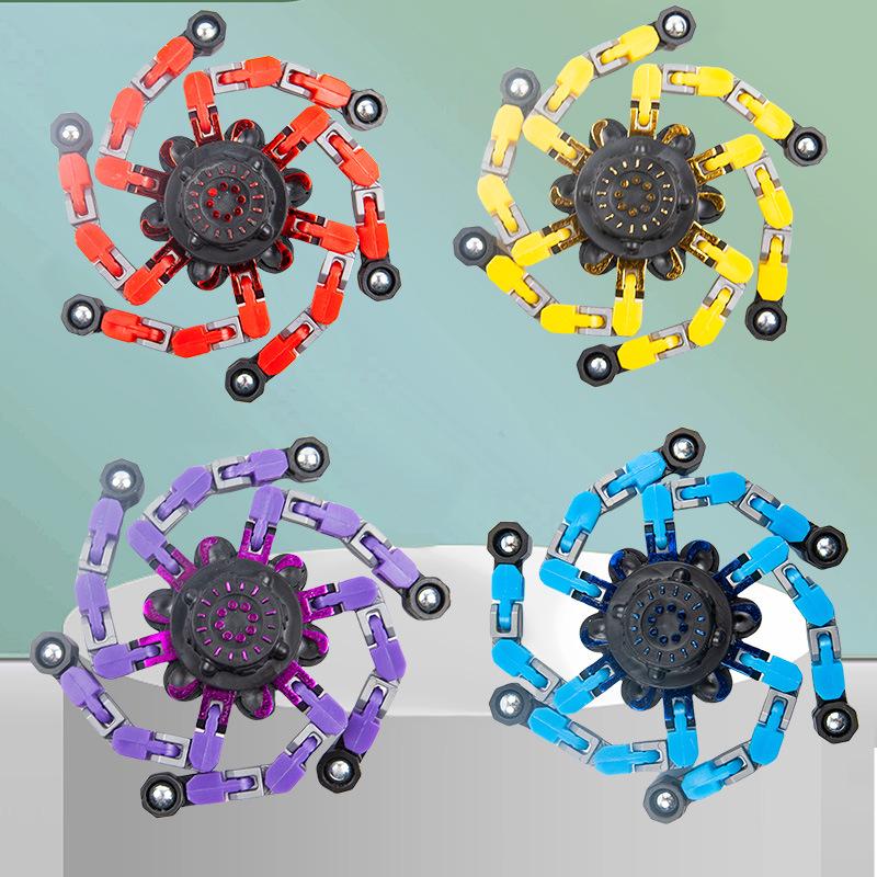 Kids' Transforming Luminous Gyro Decompression Fidget Toy