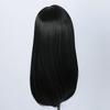 Linfairy 8-9 Inch Long Straight Wig for 1/3 Dolls Black Color