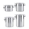 Coffee Container Stainless Steel Coffee Container Vacuum Sealed Storage Jar for Sugar Tea Bean Stainless Steel Coffee Container
