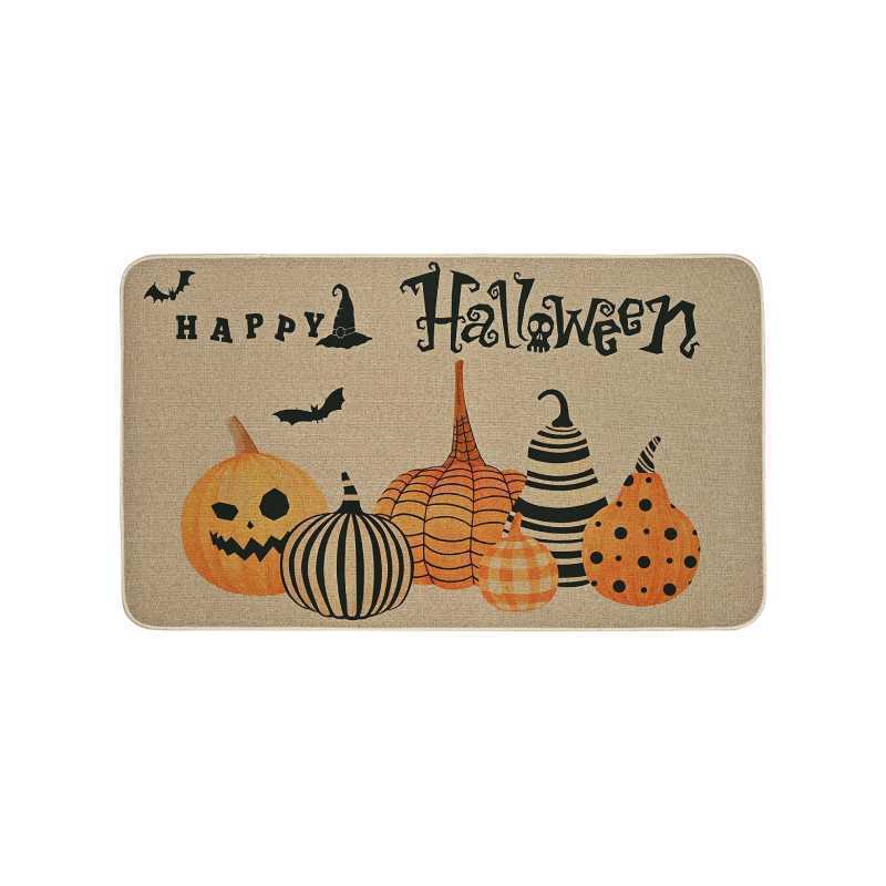 1PC Cartoon Halloween Decoration Floor Mat Restaurant Entrance Retro Mat Home Entrance Mat Bathroom Floor Mat Home Decoration