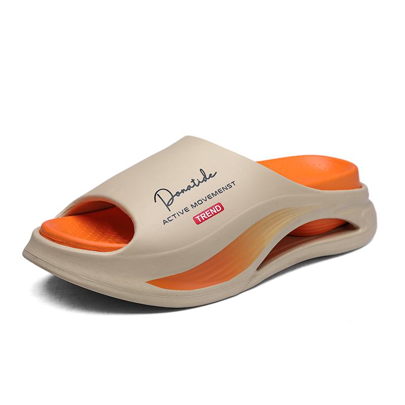 Summer Men Slippers Non-Slip Mens Sandals Thick Soft Platform House Shoes Indoor Shower Bathroom Slippers Outdoor Casual Shoes