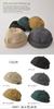 CasualBox Cotton Linen Plus Size Fisherman's Cap, Low-Profile, Summer, [Free Size/Dark Gray]
