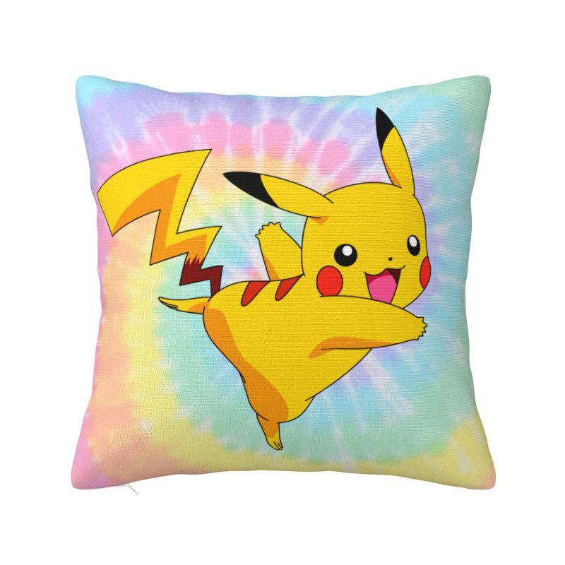 

Пользовательские Покемоны Пикачу Наволочки Декорация Гостиной 3D Принт Наволочка для Подушки Дивана Полиэстер Наволочка Дакимакура 30x30cm 12x12in