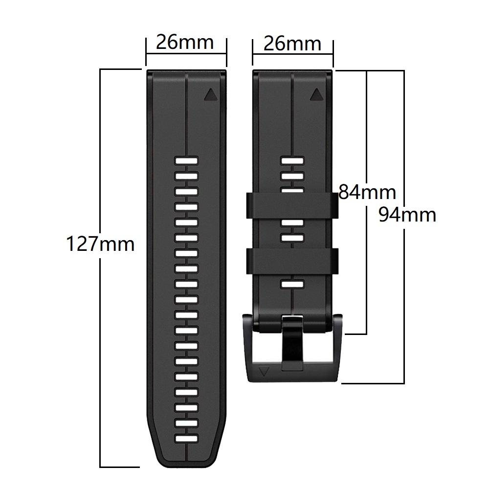 För Fenix 7 7X 6 6X 5 5X Plus Armband, Mk2 Mk2i Sport Silikonklockarmband För Garmin Epix Gen 2/MARQ/Descent G1 Solar/FR 965 955