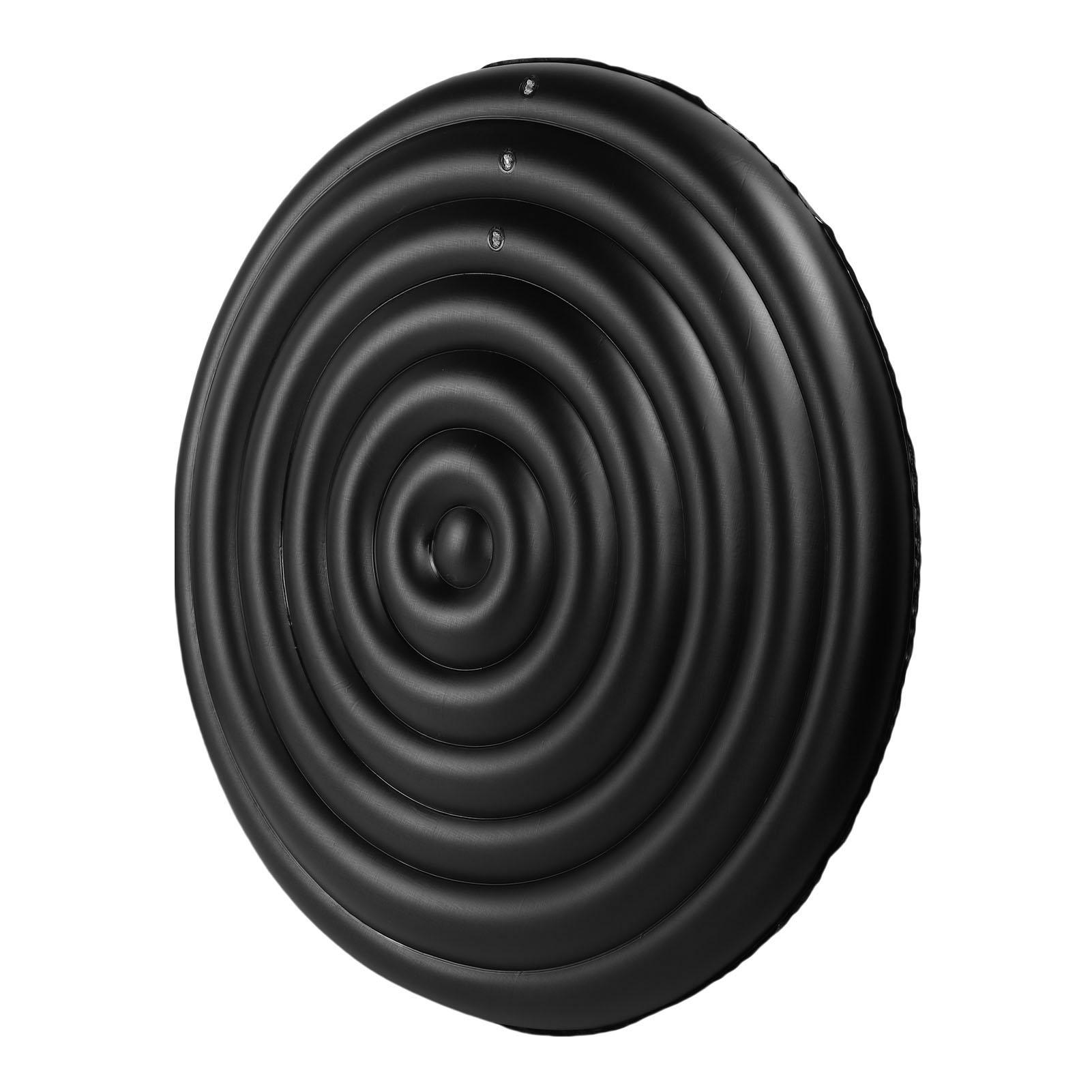 Inflatable Hot Tub Cover 4.2FT to 5.9FT Adjustable PVC Rainproof Protective Outdoor Round Hot Tub Cover for SPA Pools