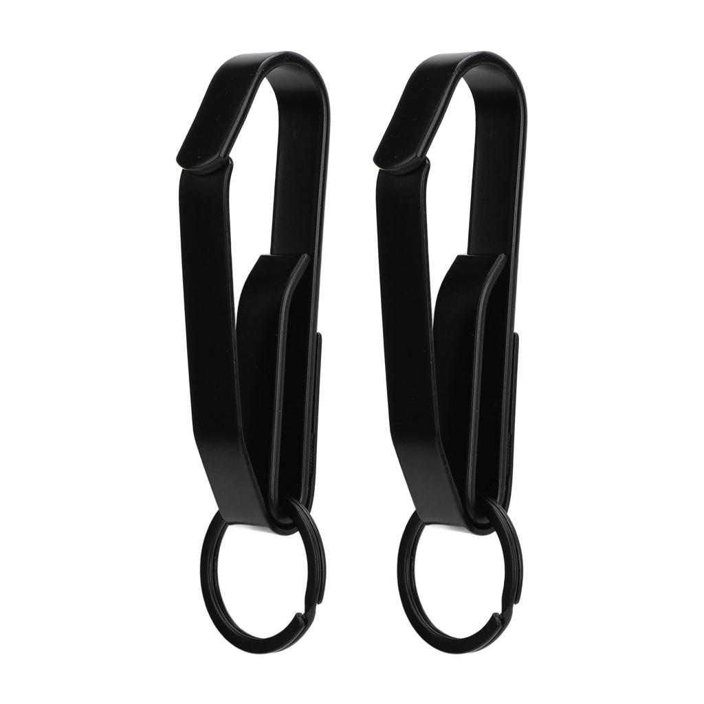 Belt Key Holder Quick Release Stainless Steel Duty Belt Key Clip with Key Ring for Police Law Enforcement