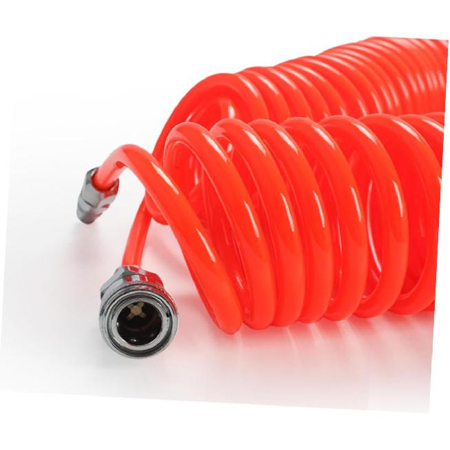 Durable Air Hose with Connector Flexible Airline for Air Compressors and Pneumatic Tools Compact Storage Design for Convenient Use