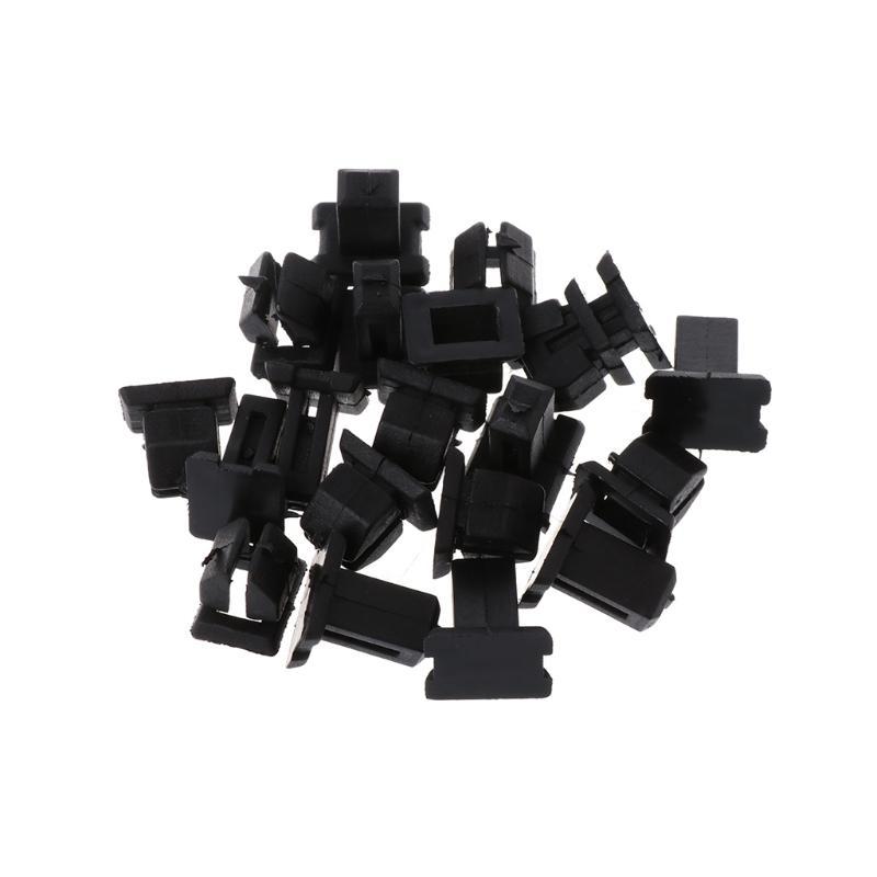 

X7JF 10 Pcs Door Plastic Panel Clip Push Retainer Body Fasteners For Mercedes Benz W1 чёрный