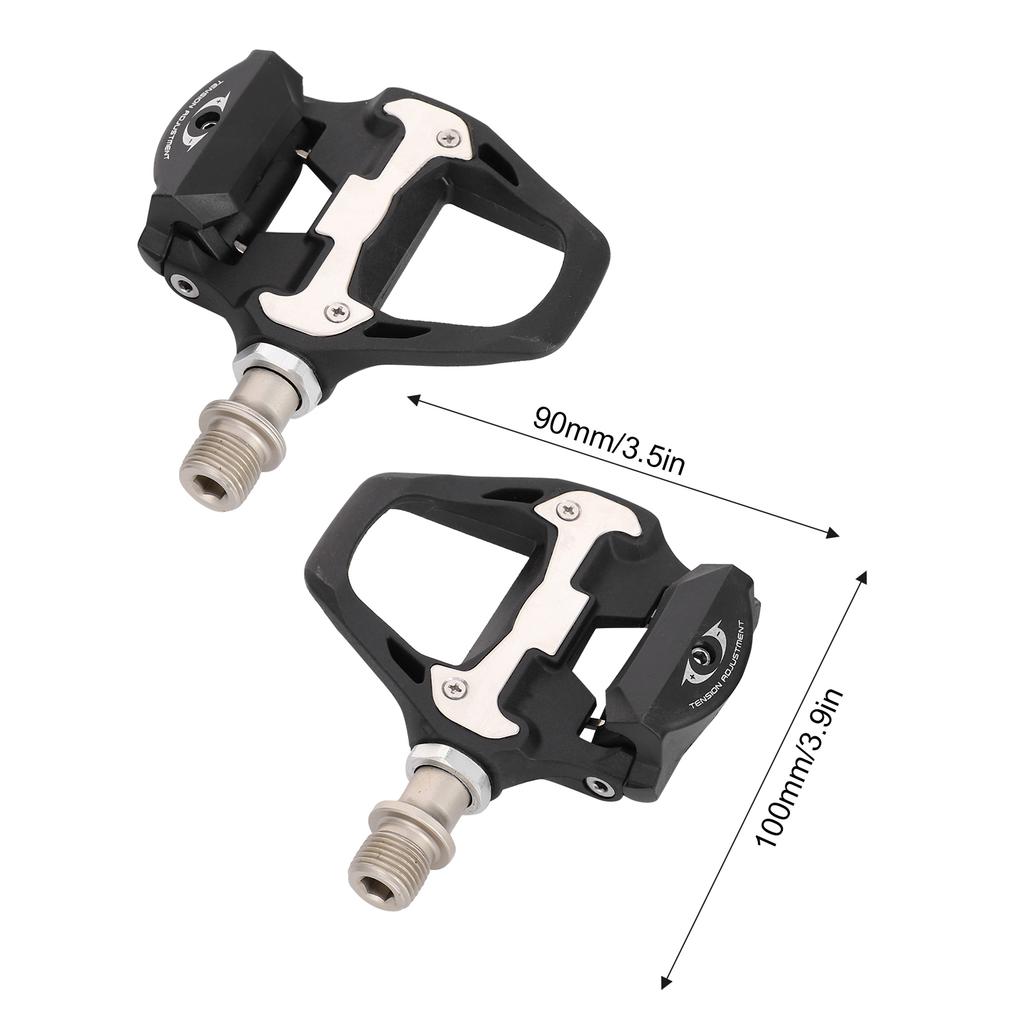 Bike Pedals Road Bike Pedals SPD‑SL Cycling Road Bike Self‑Locking Pedals with Cleats  Pedals Repair Replacement Bike Pedals