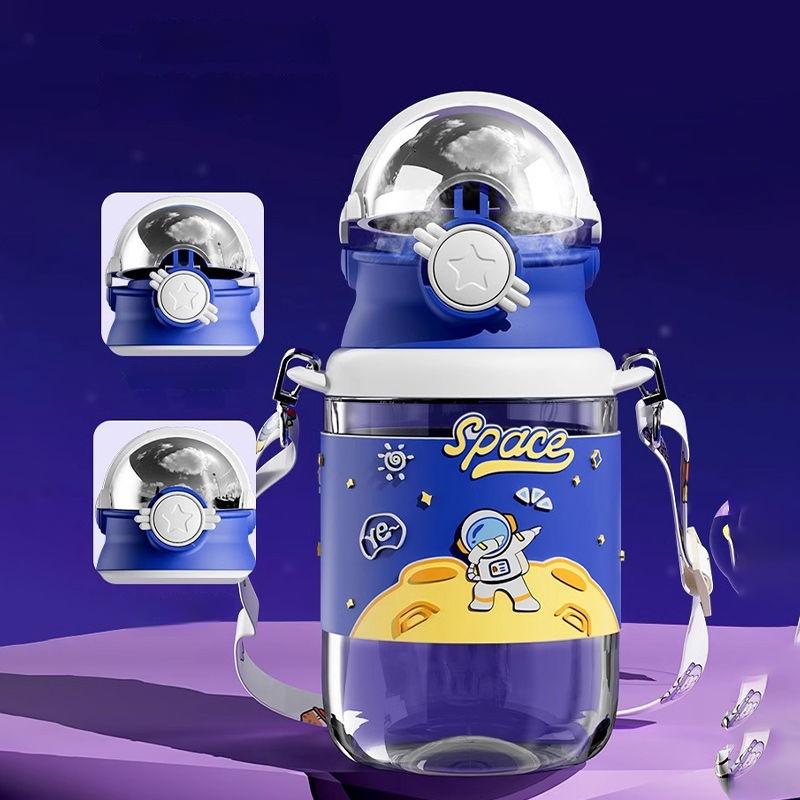 600ML Portable Reusable Plastic Cups For Party Home And Kitchen Water Bottle With Straw Camping Cup Thermal Drink Items