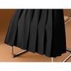 Women's High Waisted Pleated A-Line Midi Skirt With Belt