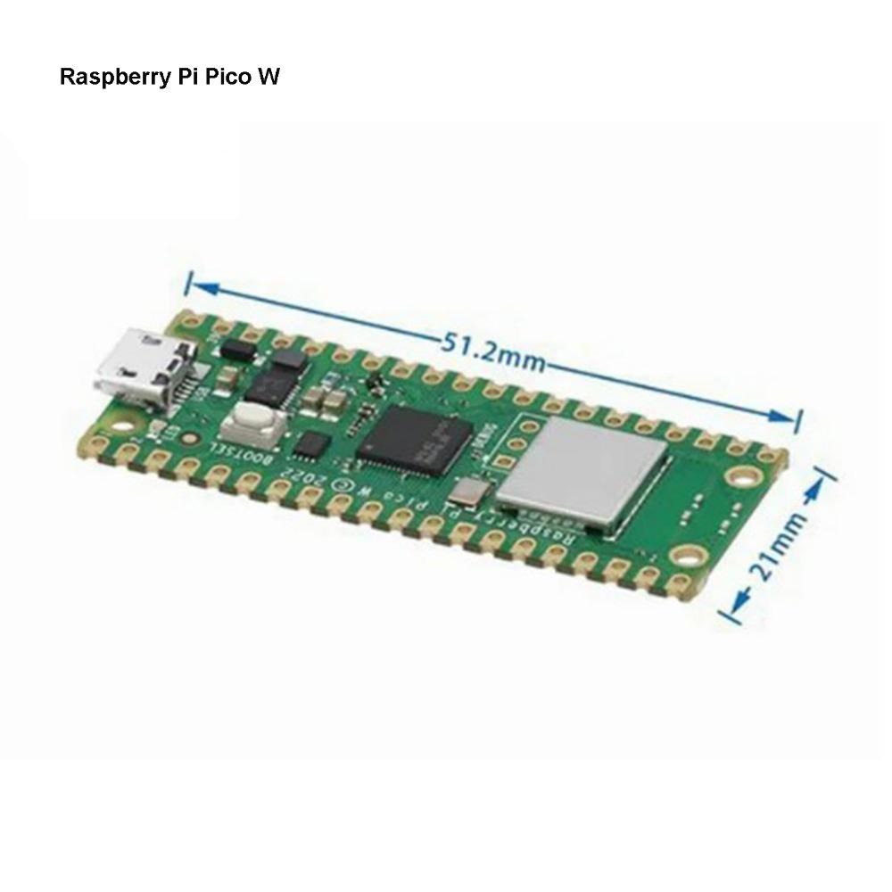 Green 264KB ARM Microcomputers 3 Styles RP2040 Raspberry Pi Pico W Board