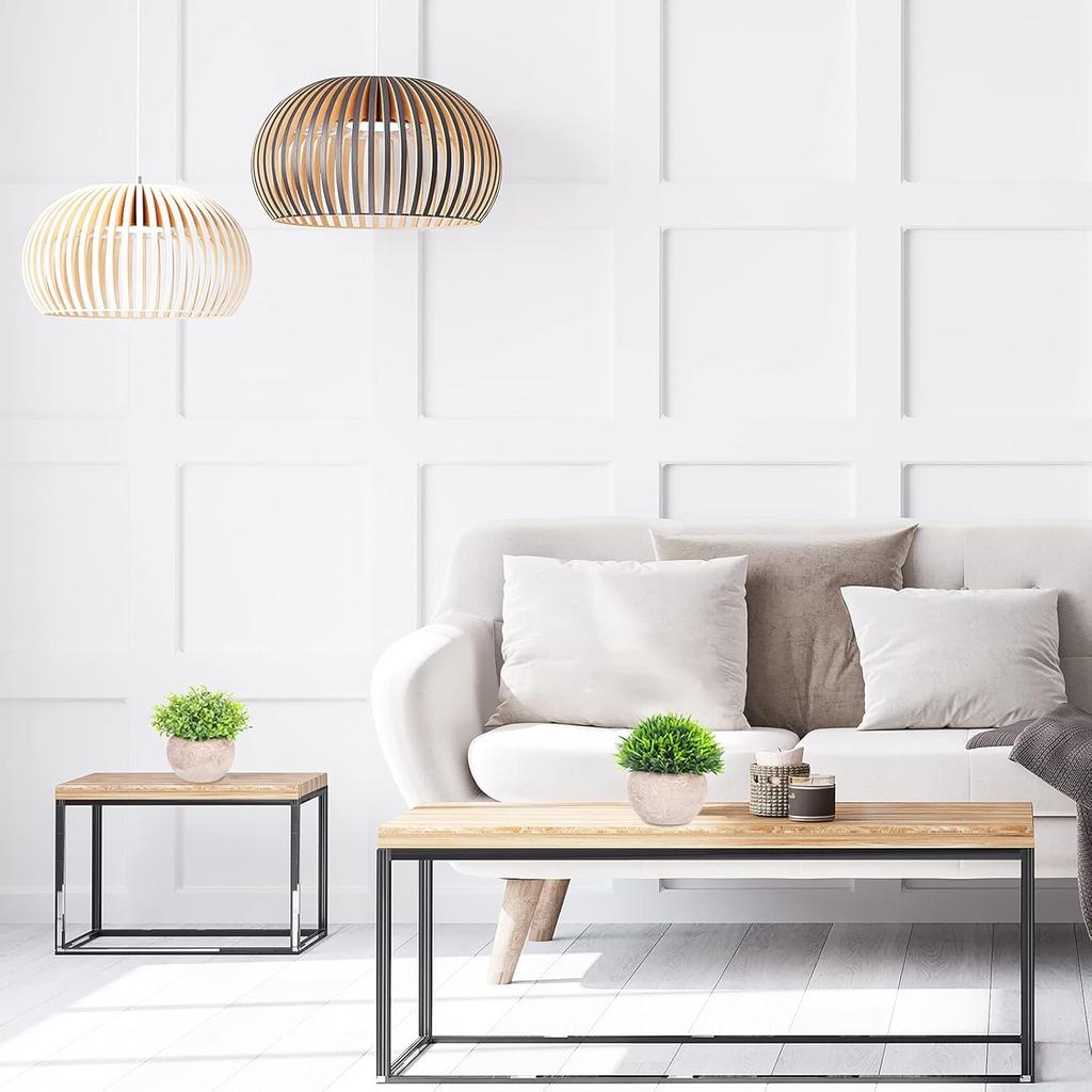 4 Pack Artificial Mini Potted Plants Fake Small Greenery Eucalyptus Plants In Pots for Home Office Desk Table Indoor Decor