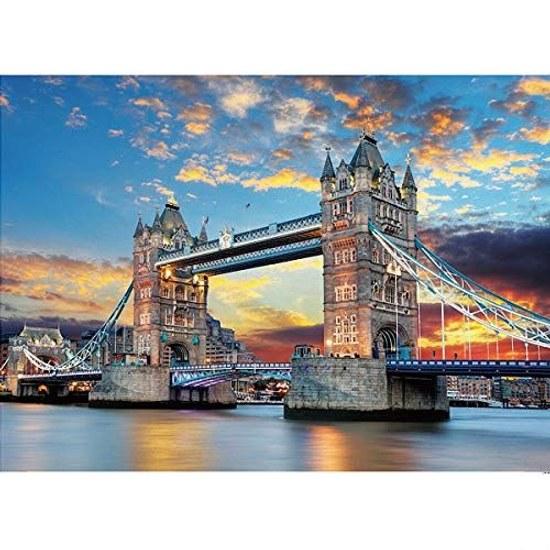 1000-piece puzzle - London Bridge adults teenagers children jigsaw toy gift educational intellectual stress relief fun family game