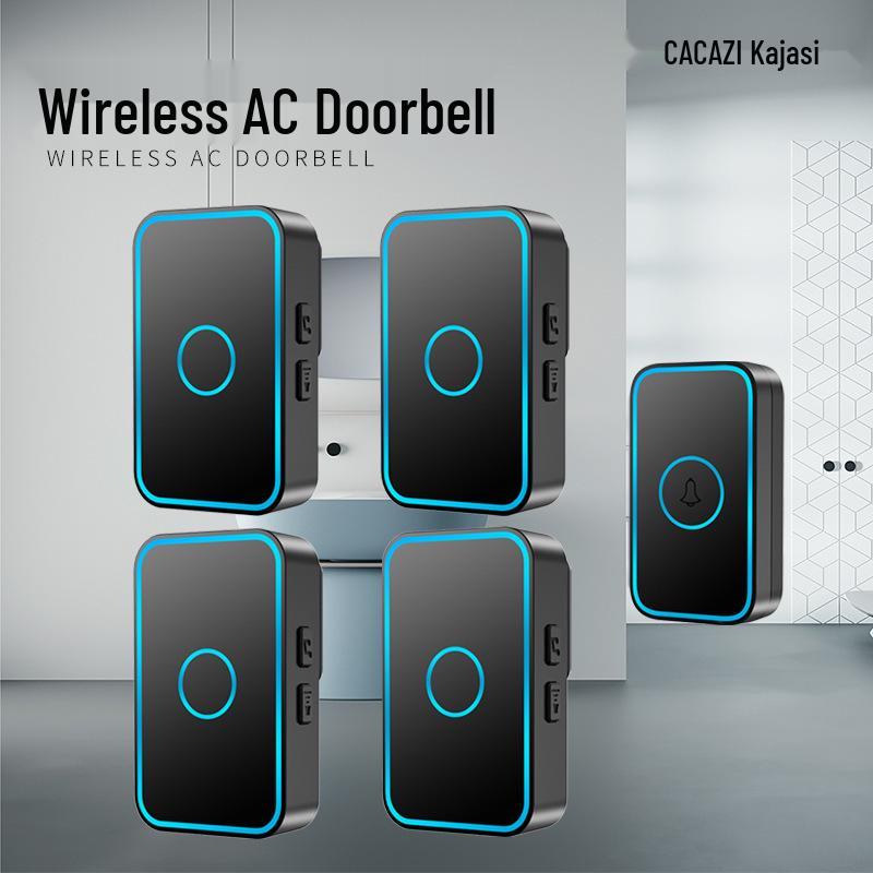 Smart Wireless Long-Distance Doorbell with Remote Control - One-to-Four