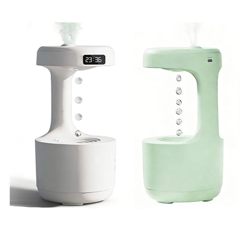 DIVEDEER Humidifier Home Office Desktop Water Replenishment Device Creative Backflow Anti Gravity Water Drop Humidifier