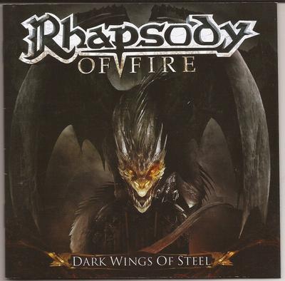 CD RHAPSODY OF FIRE - Dark Wings Of Steel DI311 Del Imaginario  2013 Argentina Rock Used