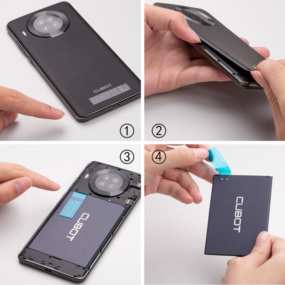 Shantime Cover Portafoglio In Pelle Con Finitura Scamosciata Per Cubot Note 20/Pro – Flip Magnetico Con Porta Carte E Supporto