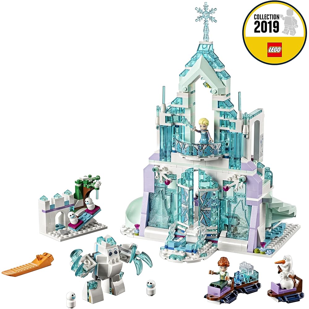 LEGO Disney Princess Frozen Ice Castle Fantasy Set 43172 Building Blocks for Kids