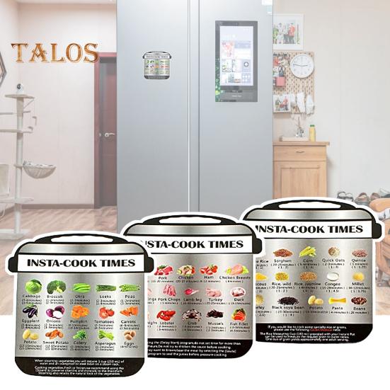 

Справочная таблица фритюрниц, 3 шт./компл., широкое применение, портативная, изысканная, привлекательная, для мгновенного использования, многоцелевая инструкция по фритюрнице