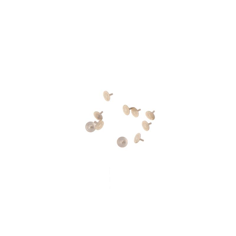 10 Pcs Dial Universal Foot Pegs Dial Locator Pin Dial Repair Fixing Accessories Locator Pin Diameter 0.6Mm Watch Repair Parts