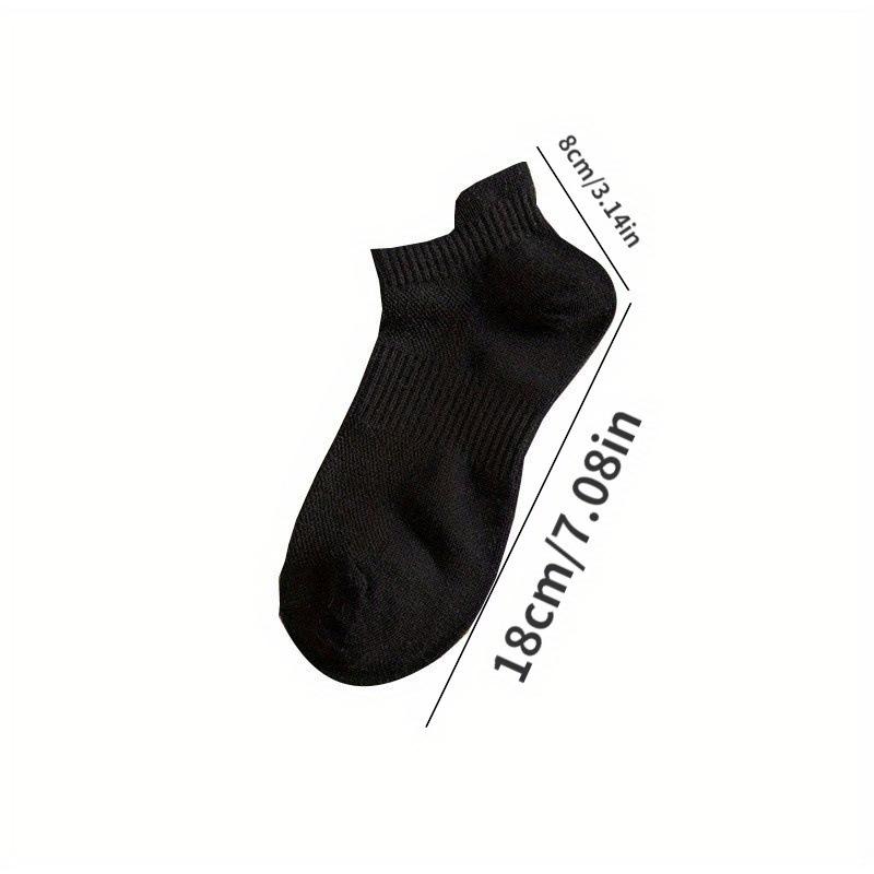 1 Pair of Spring and Autumn Solid Color Breathable Socks Fashionable High-quality Knitted Cotton Men's Socks Casual Boat Socks