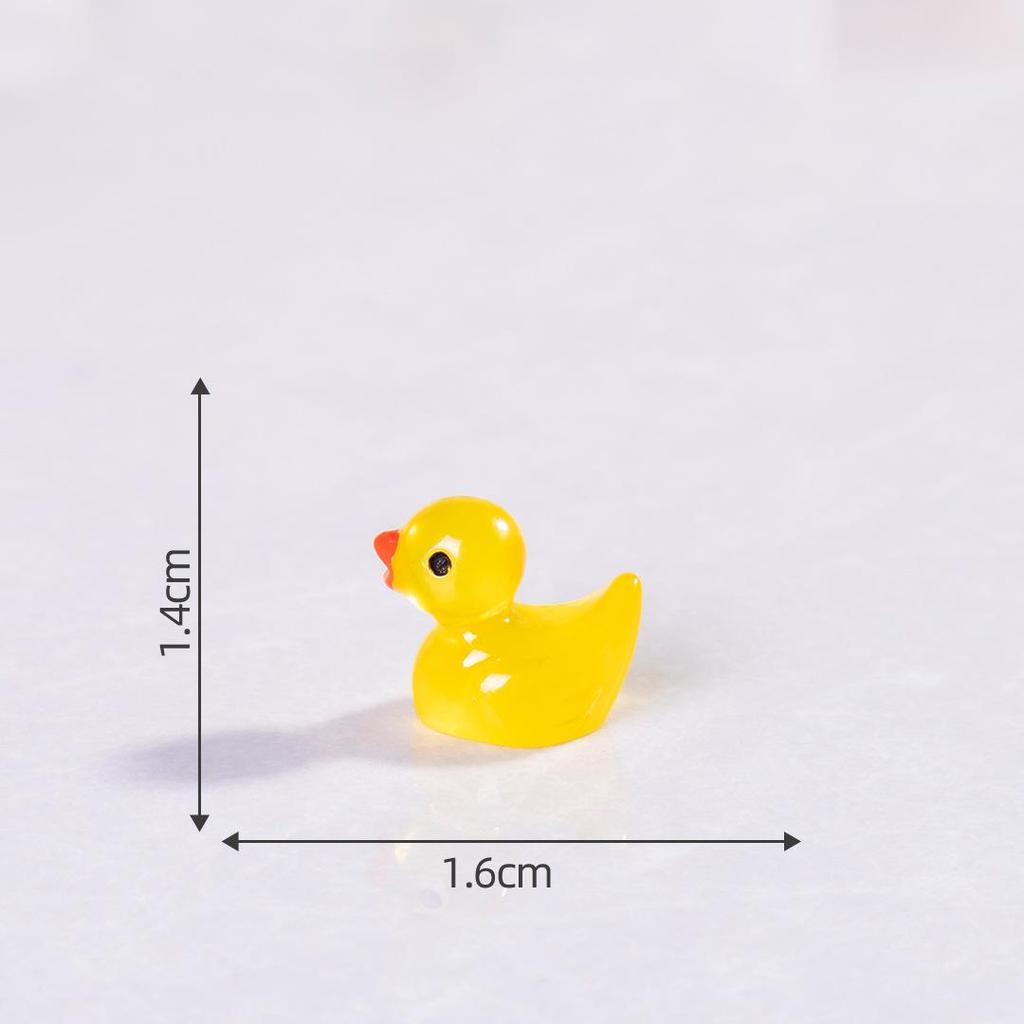 Pryskyřičná svítící kachna DIY komponenty pro šperky a vlasové doplňky