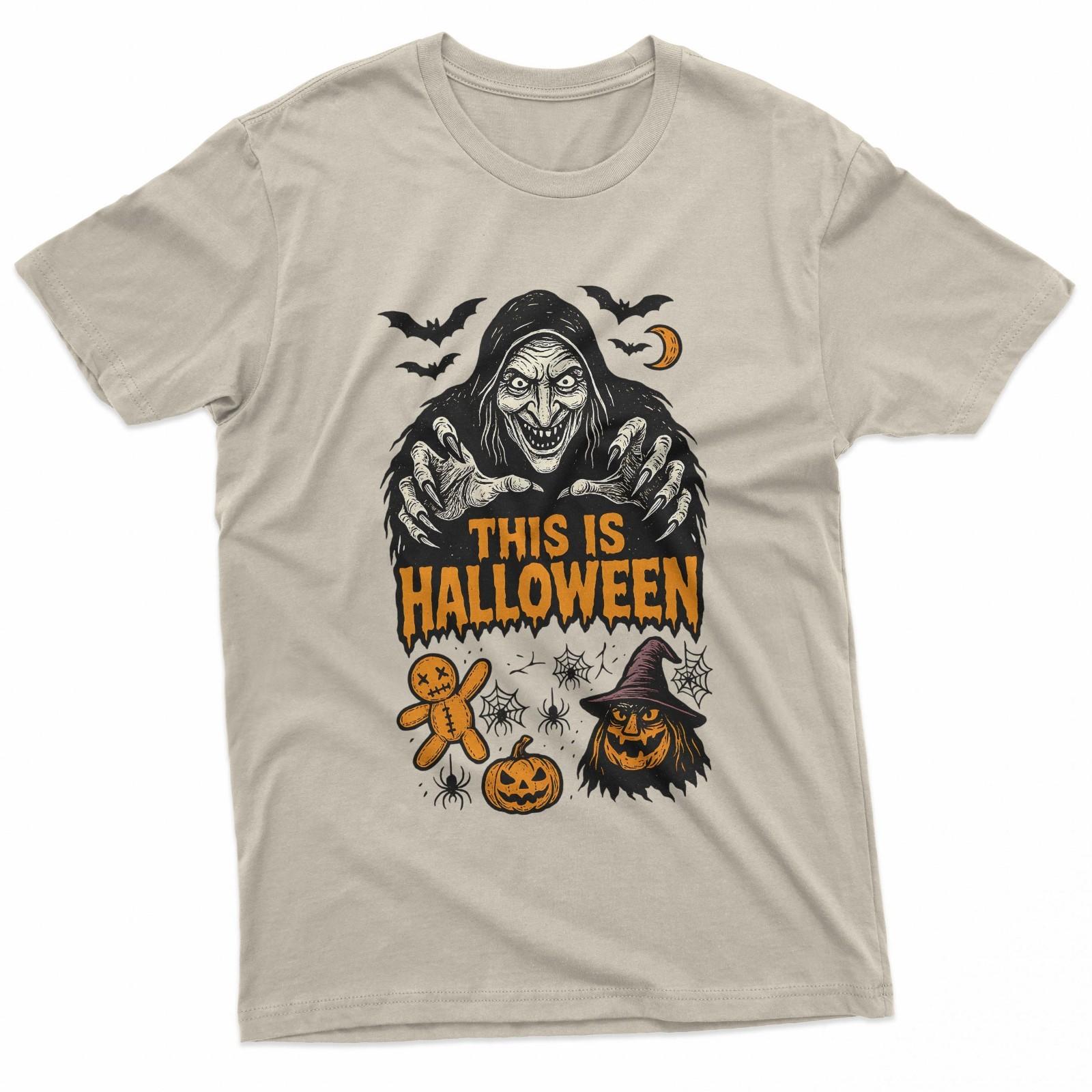 This Is Halloween Scary Witch Vintage Horror T-Shirt S разноцветный